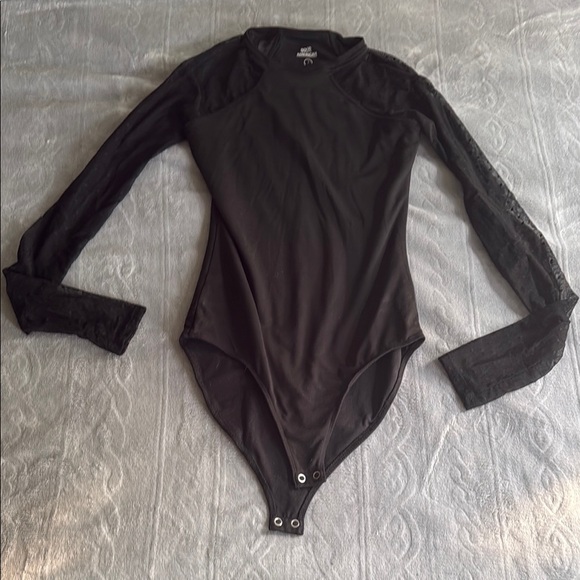 Good American Black Turtle Neck Body Suit Size 2 main image 0
